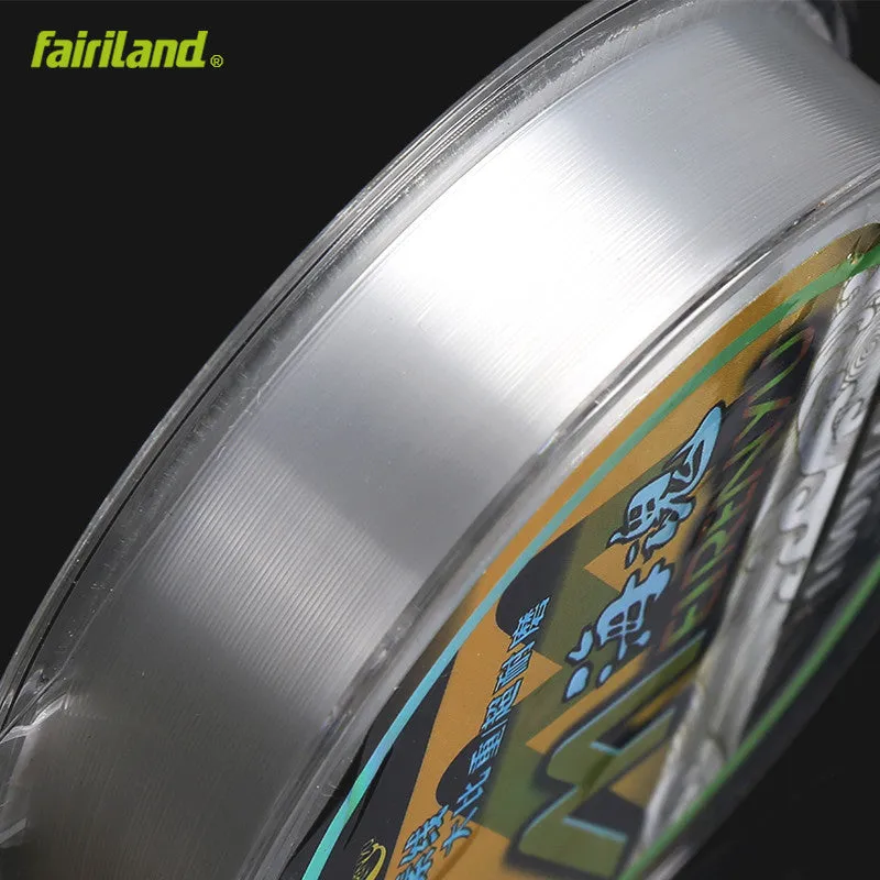 100M 75% Carbon Transparent Fishing Line Monofilament Nylon Fishing Thread Japan Line Material