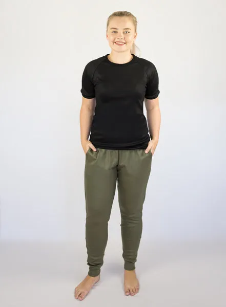 #341 Drawstring Comfy Merino Pants 275gsm