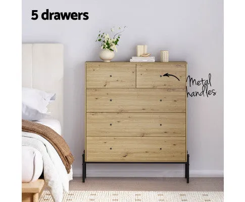 5 Chest of Drawers - ARNO Pine