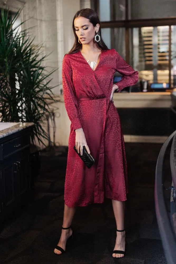 Adele Faux Wrap Dress