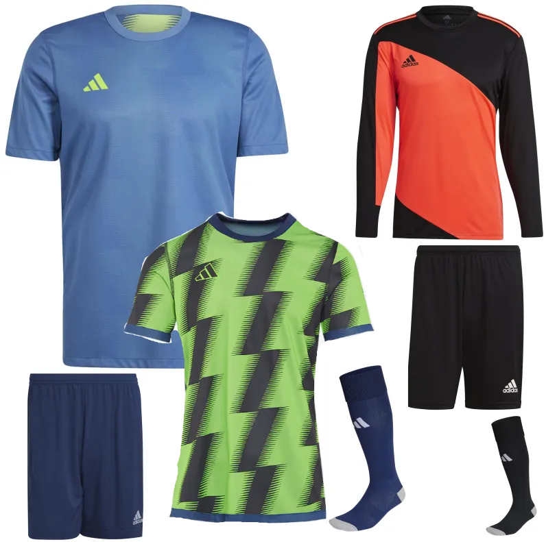 ADIDAS REVERSIBLE 24 KIT BUNDLE NAVY GREEN