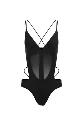 Aliya Camisole Mesh Bodysuit