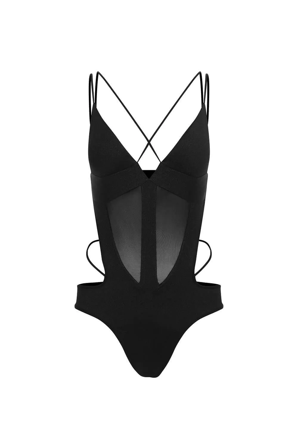 Aliya Camisole Mesh Bodysuit