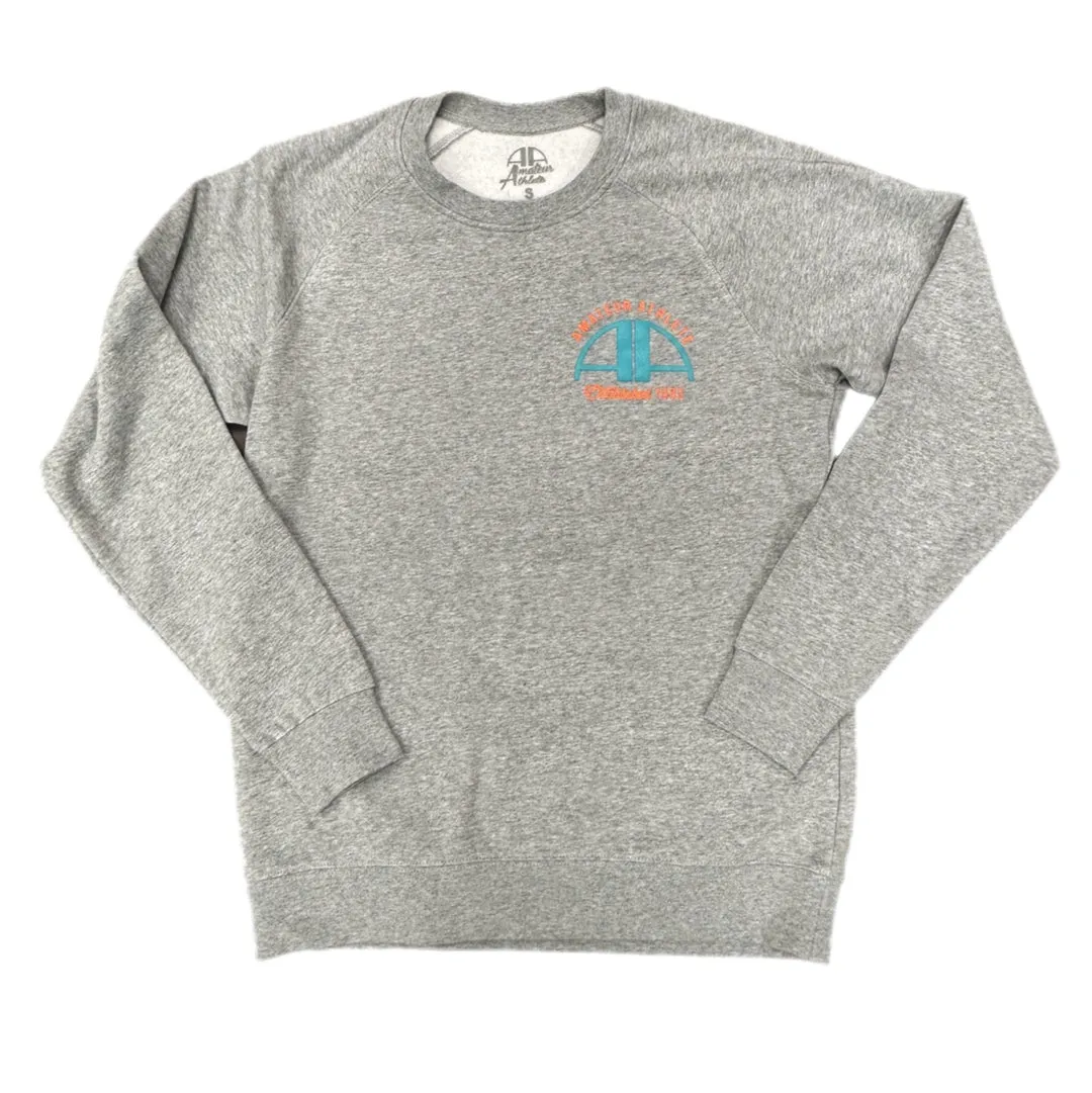 Amateur Athlete Crew Sweatshirt Grey