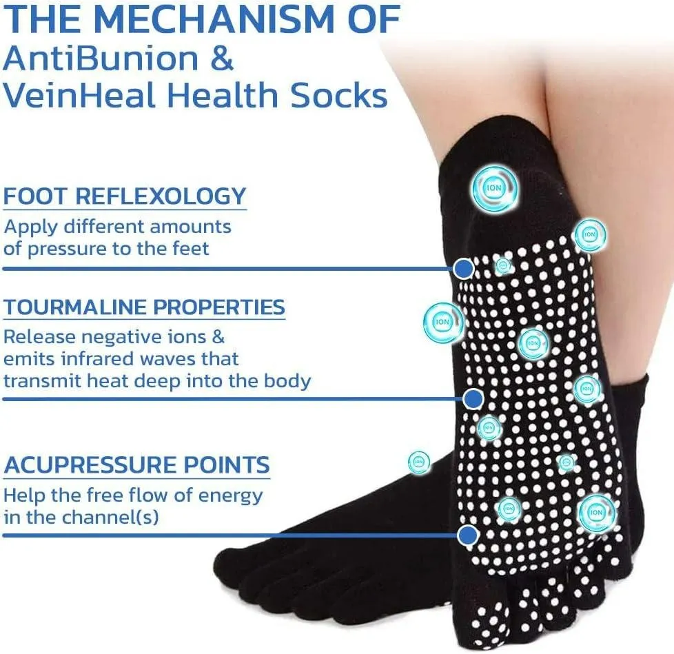 Anti - Bunion and Vein Heal Health Socks - Health Sock Bunion Relief Socks Corrector Ortho for Women & Men