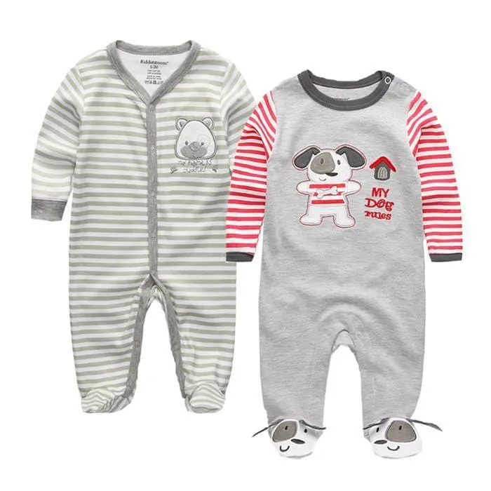 Baby’s Cotton Long Sleeve Jumpsuit