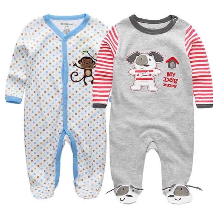 Baby’s Cotton Long Sleeve Jumpsuit