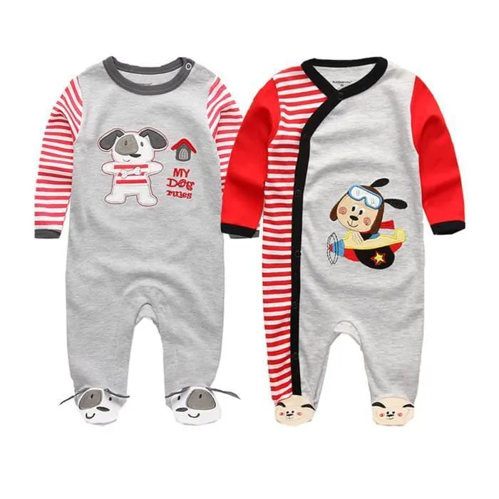 Baby’s Cotton Long Sleeve Jumpsuit