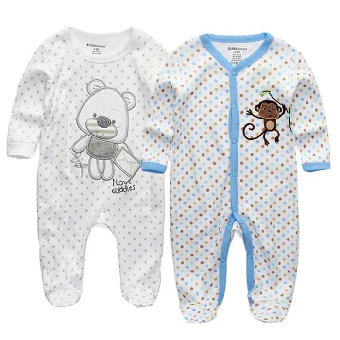 Baby’s Cotton Long Sleeve Jumpsuit