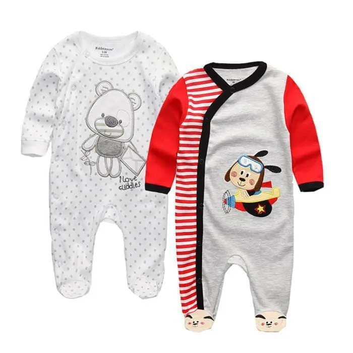 Baby’s Cotton Long Sleeve Jumpsuit