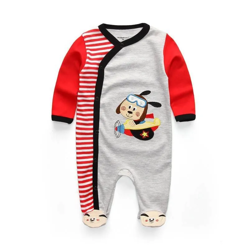 Baby’s Cotton Long Sleeve Jumpsuit