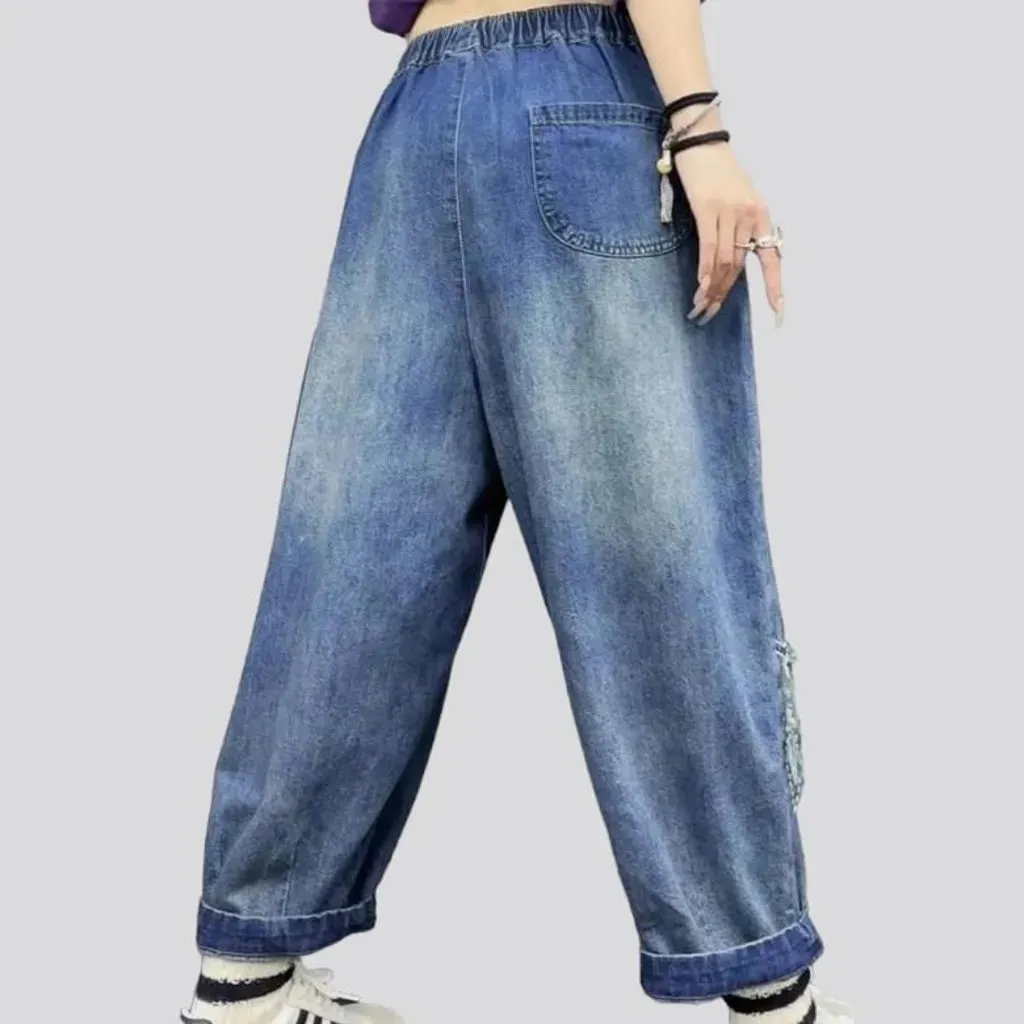 Baggy jean pants
 for women