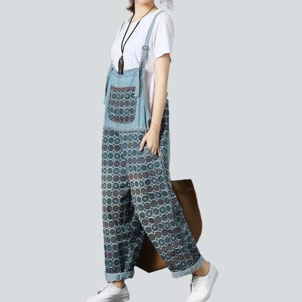 Baggy jeans overall for ladies