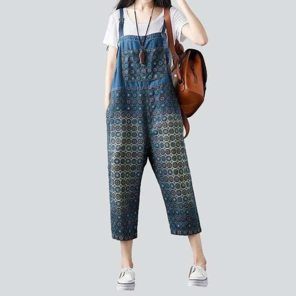 Baggy jeans overall for ladies