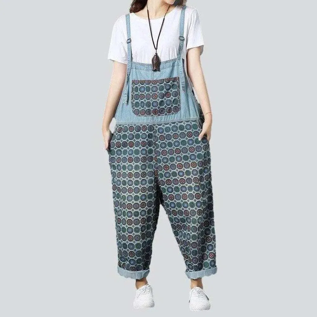 Baggy jeans overall for ladies