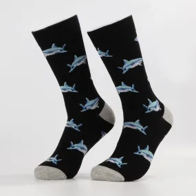 Blue Shark Socks