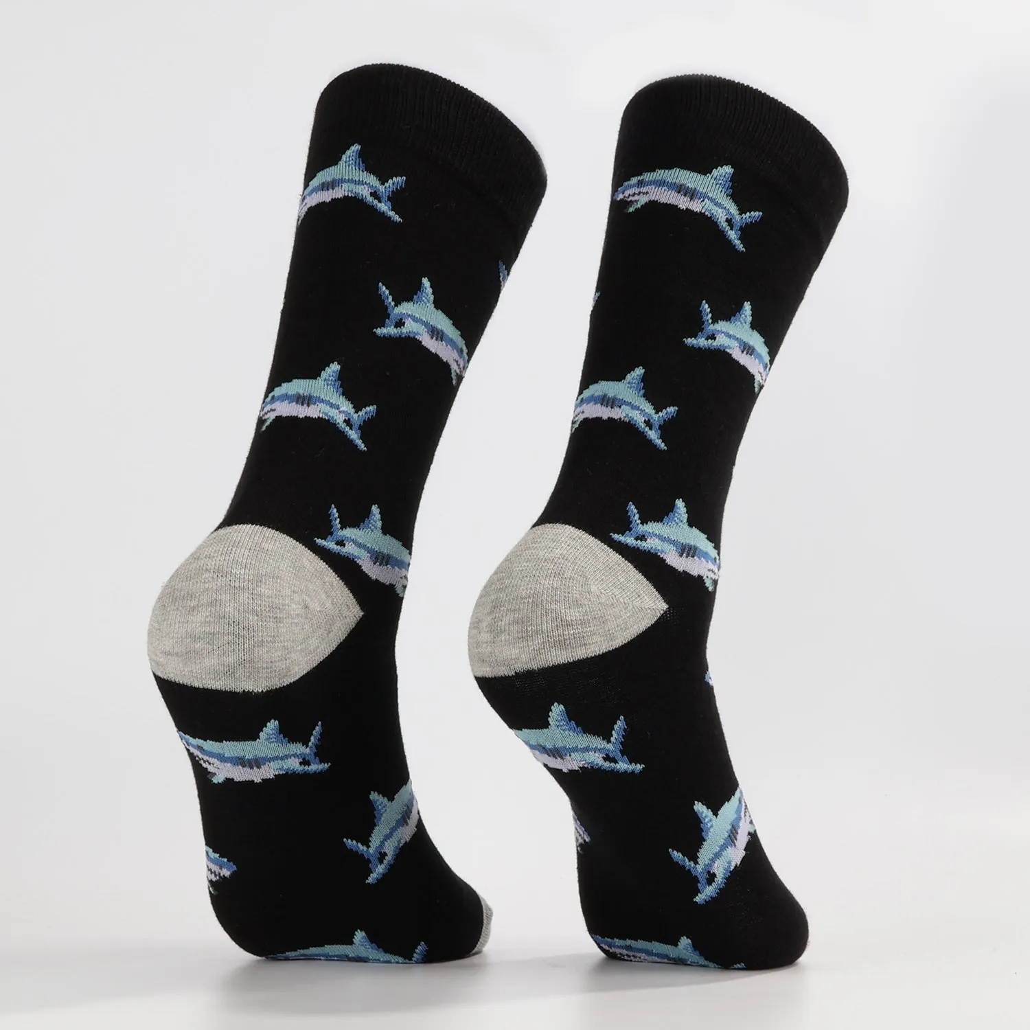 Blue Shark Socks