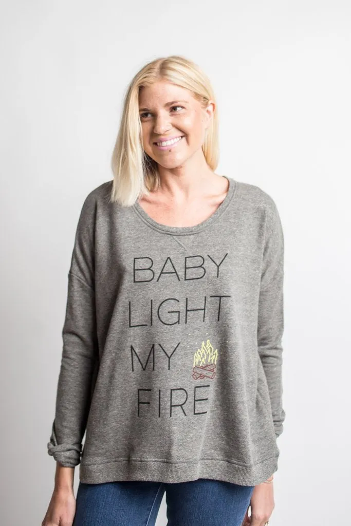 Boathouse Apparel - Baby Light My Fire Pullover