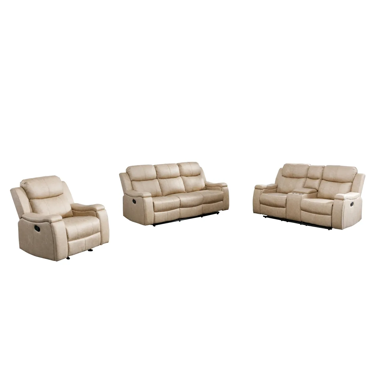 Bradford Reclining Console Loveseat