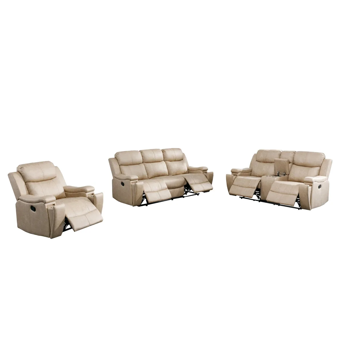 Bradford Reclining Console Loveseat