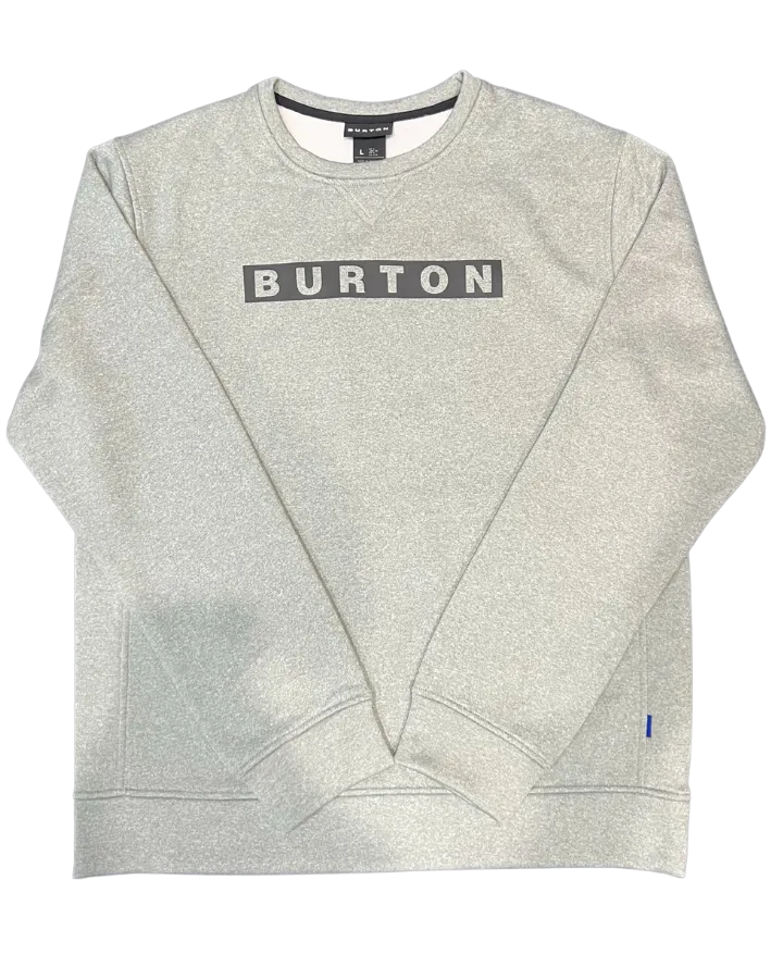 Burton Oak Crewneck Pullover - Gray Heather - 2023