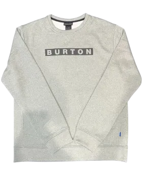 Burton Oak Crewneck Pullover - Gray Heather - 2023