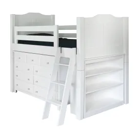 Cambria Twin Loft Bed with Ladder