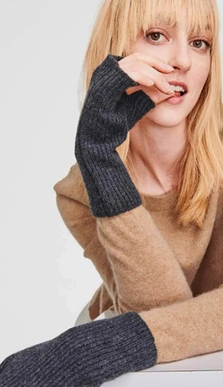 Cashmere Plush Rib Arm Warmer