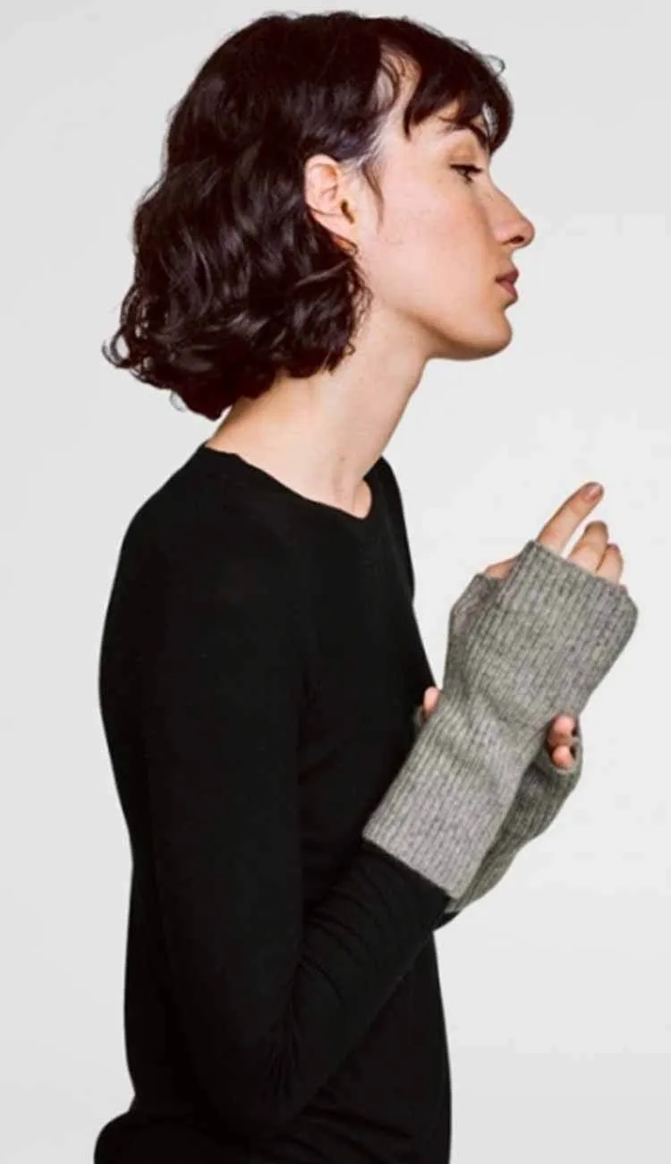 Cashmere Plush Rib Arm Warmer