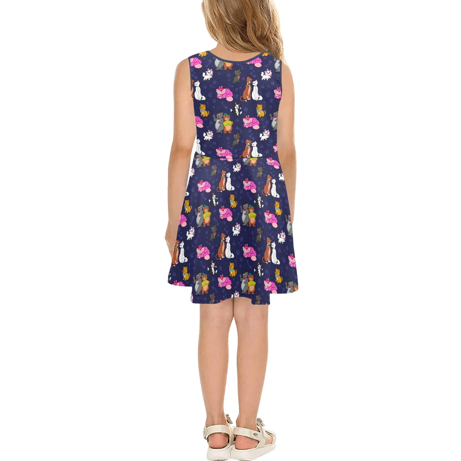 Cat Favorites Girls' Sleeveless Sundress