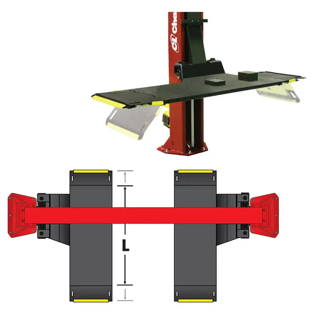 Challenger Quick Cycle 9K 2-Post Lift w/ Drive-on Express Pad - CL10XP9-QC