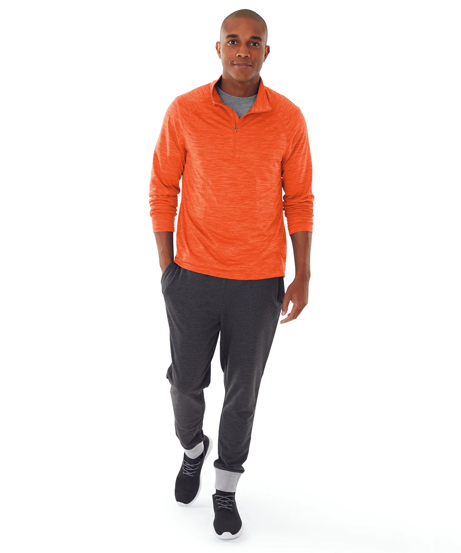 Charles River Men's Space Dye Performance Pullover