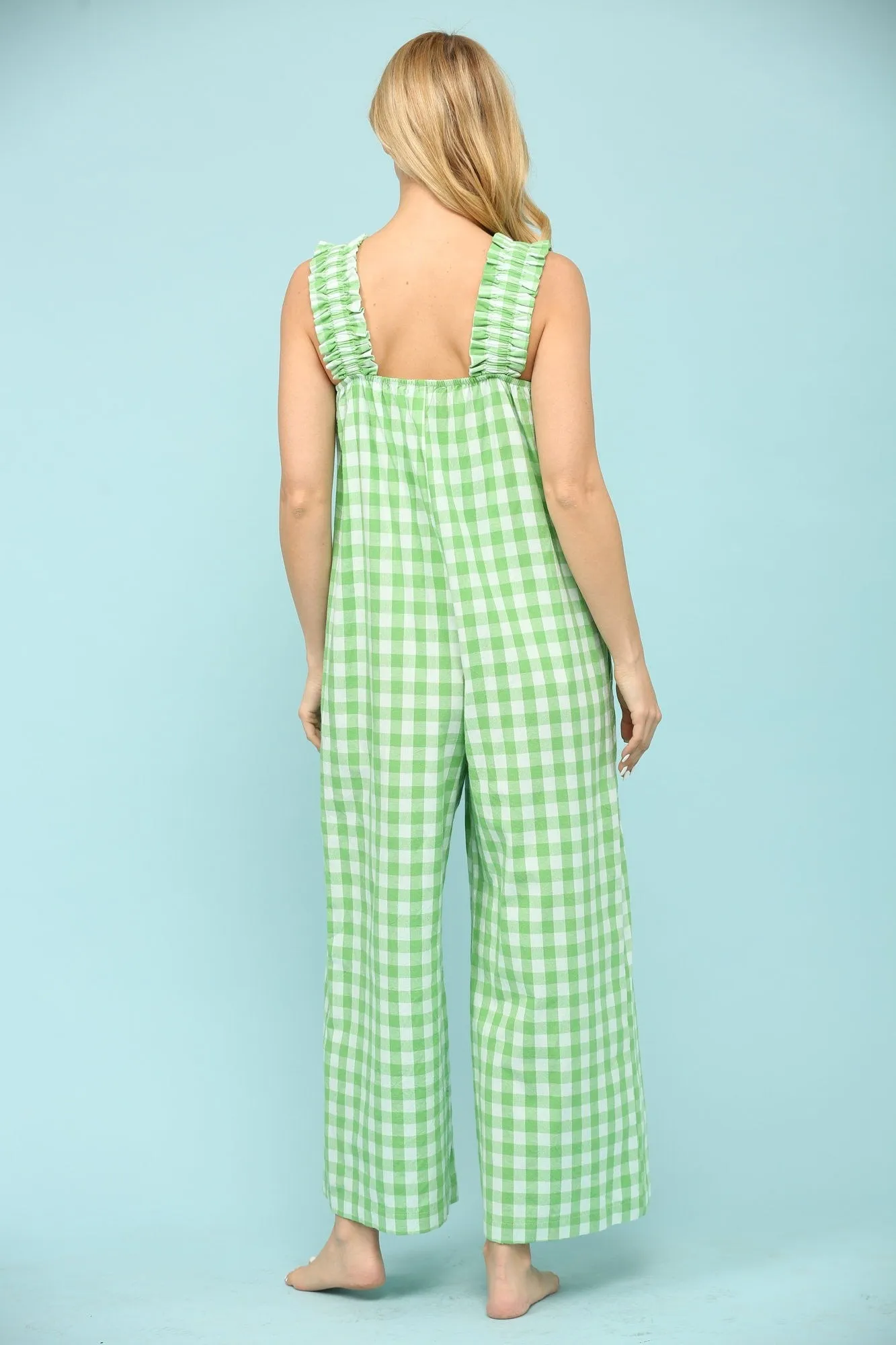 CHECKERED JUMPSUIT