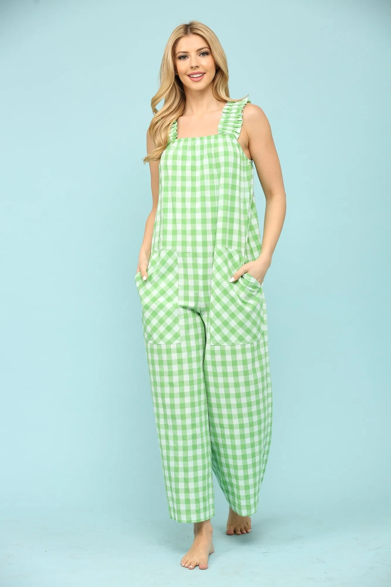 CHECKERED JUMPSUIT