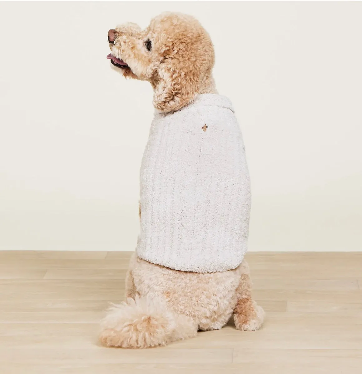 Chenille Rag Dog Sweater - Dark Gray, Light Gray, Black, Winter White, Rose -  5 Color Options