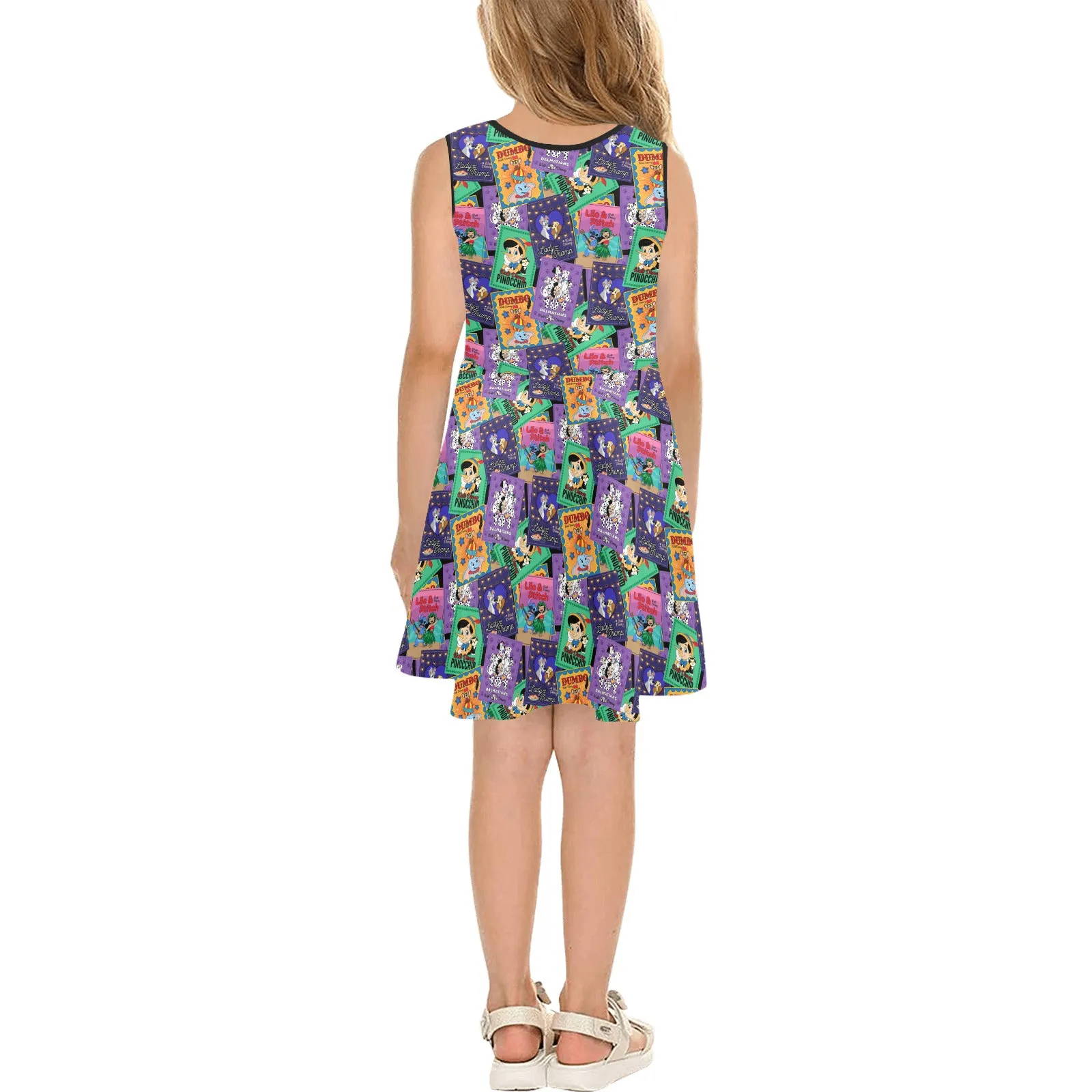 Classic Posters Girls' Sleeveless Sundress