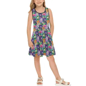 Classic Posters Girls' Sleeveless Sundress