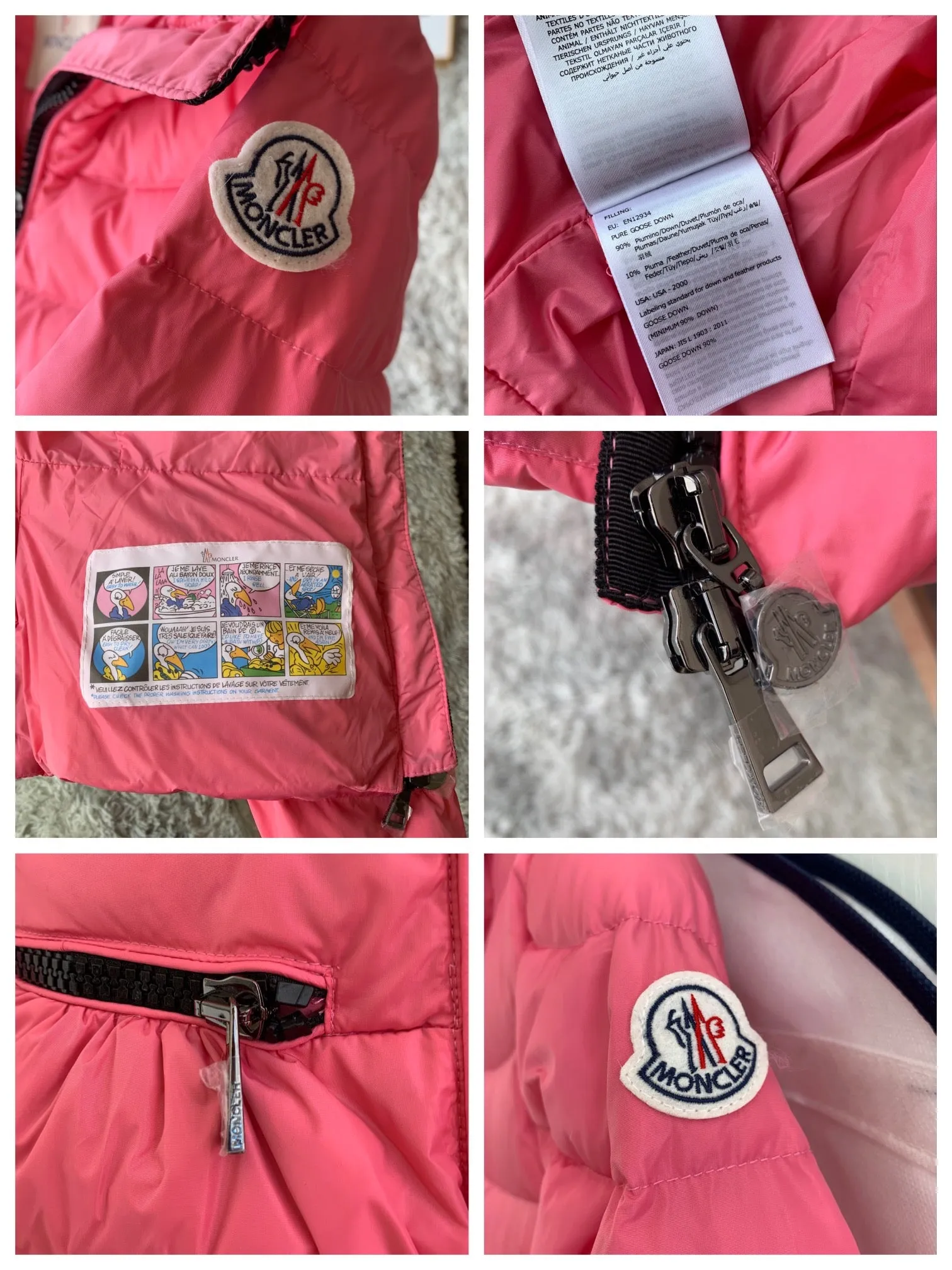 CLTH279 Monocler Short Down Puffer Jackets