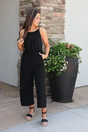 Coast Of Cali Jumpsuit In Black