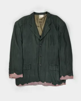 Comme Des Garçons Homme Plus Green Dyed Blazer FW 1993