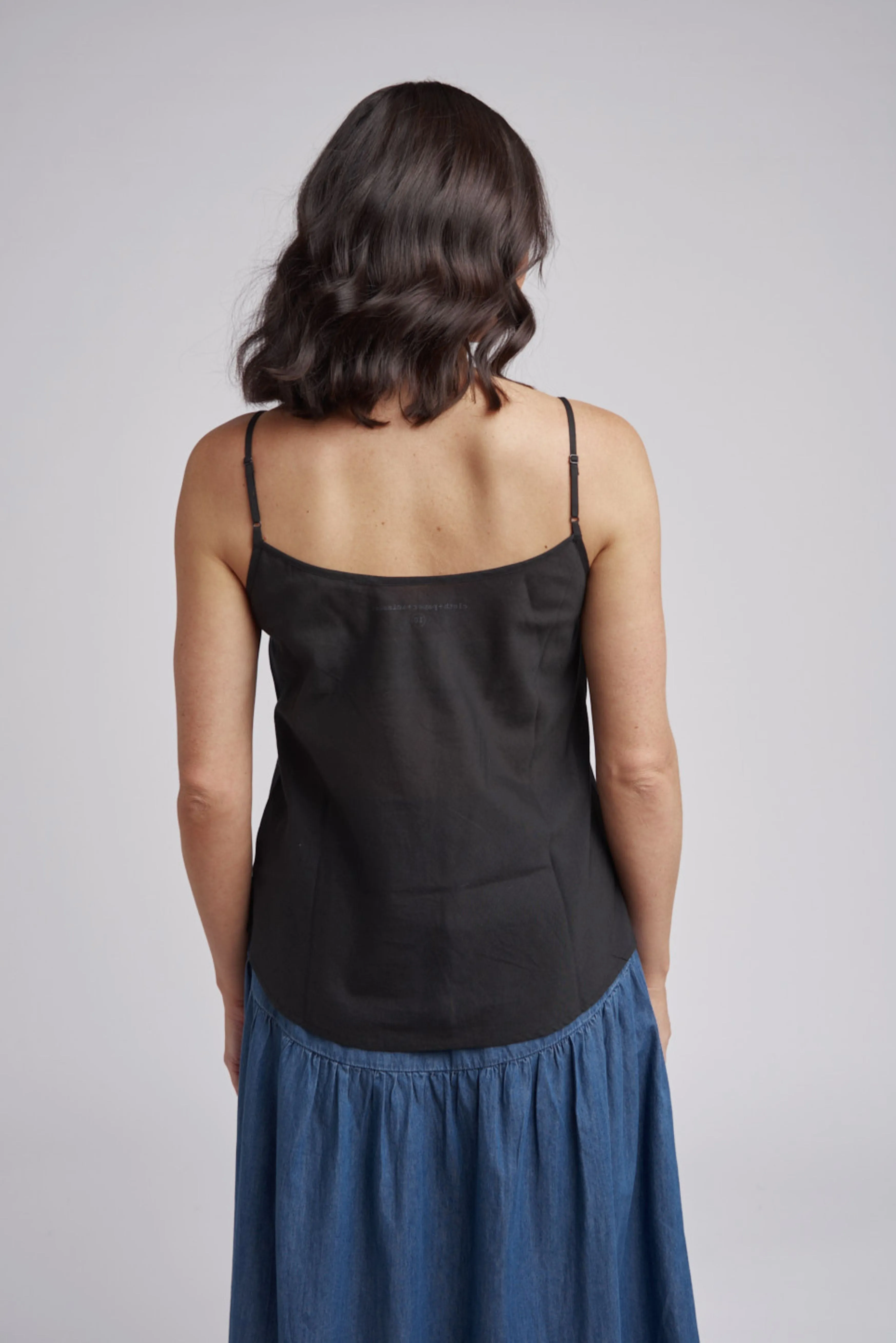 Cotton Black Camisole