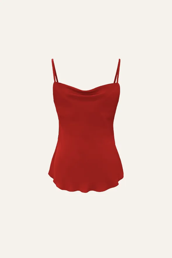 Crimson Camisole in Red