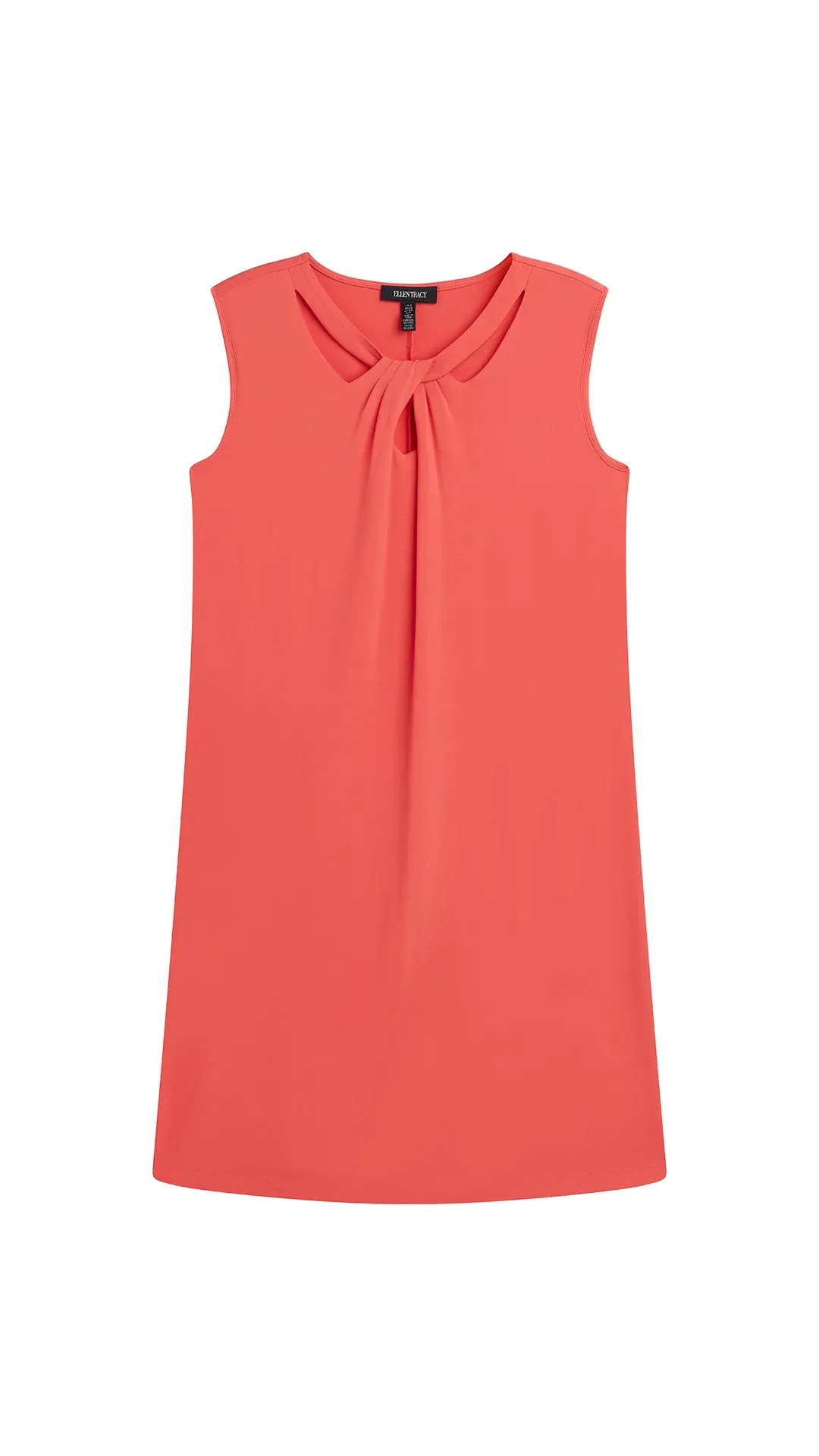 CUT OUT DETAIL JERSEY DRESS