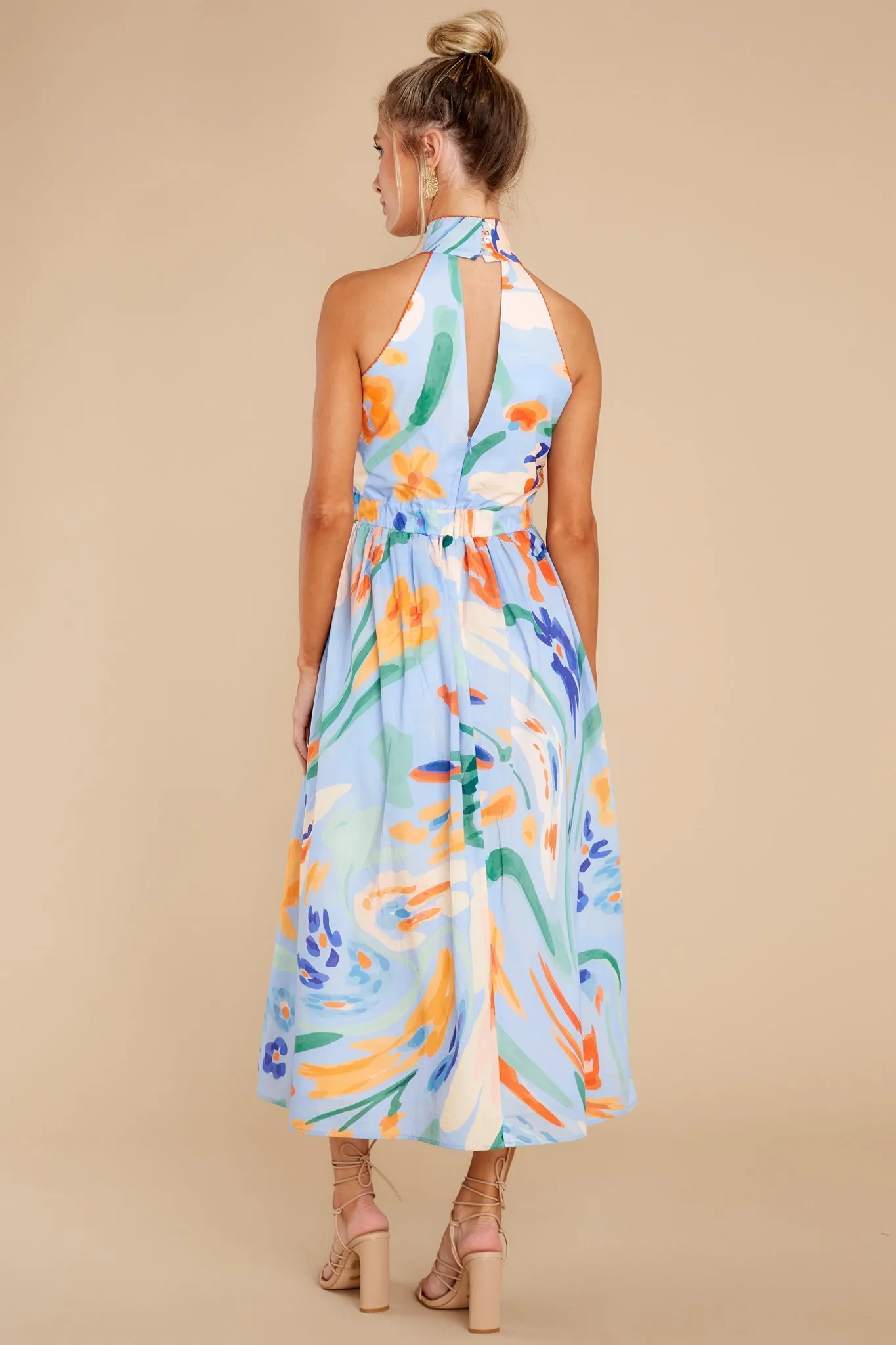 Dalila Jaleo Celeste Print Dress