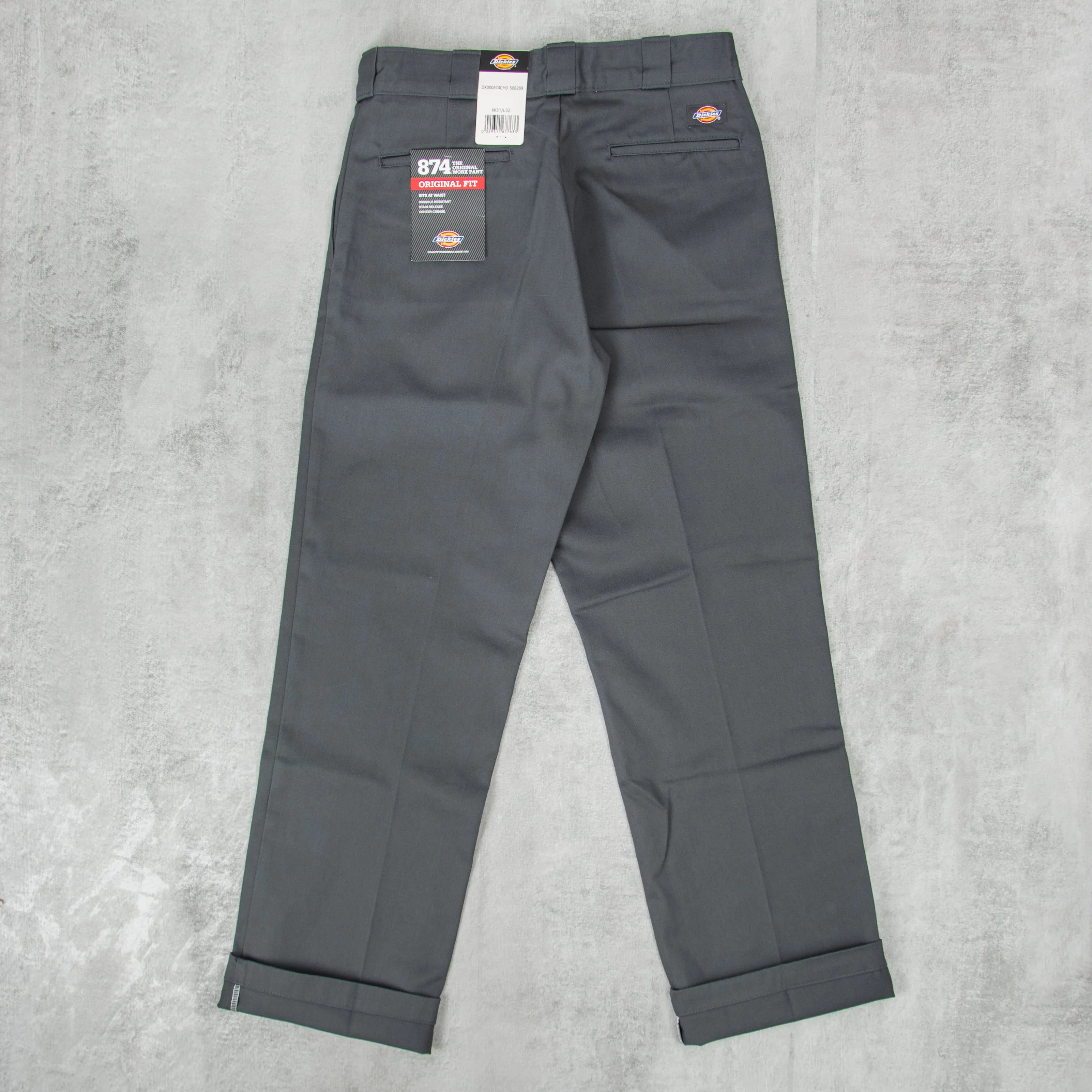 Dickies 874 Original Straight Work Pant - Charcoal Grey