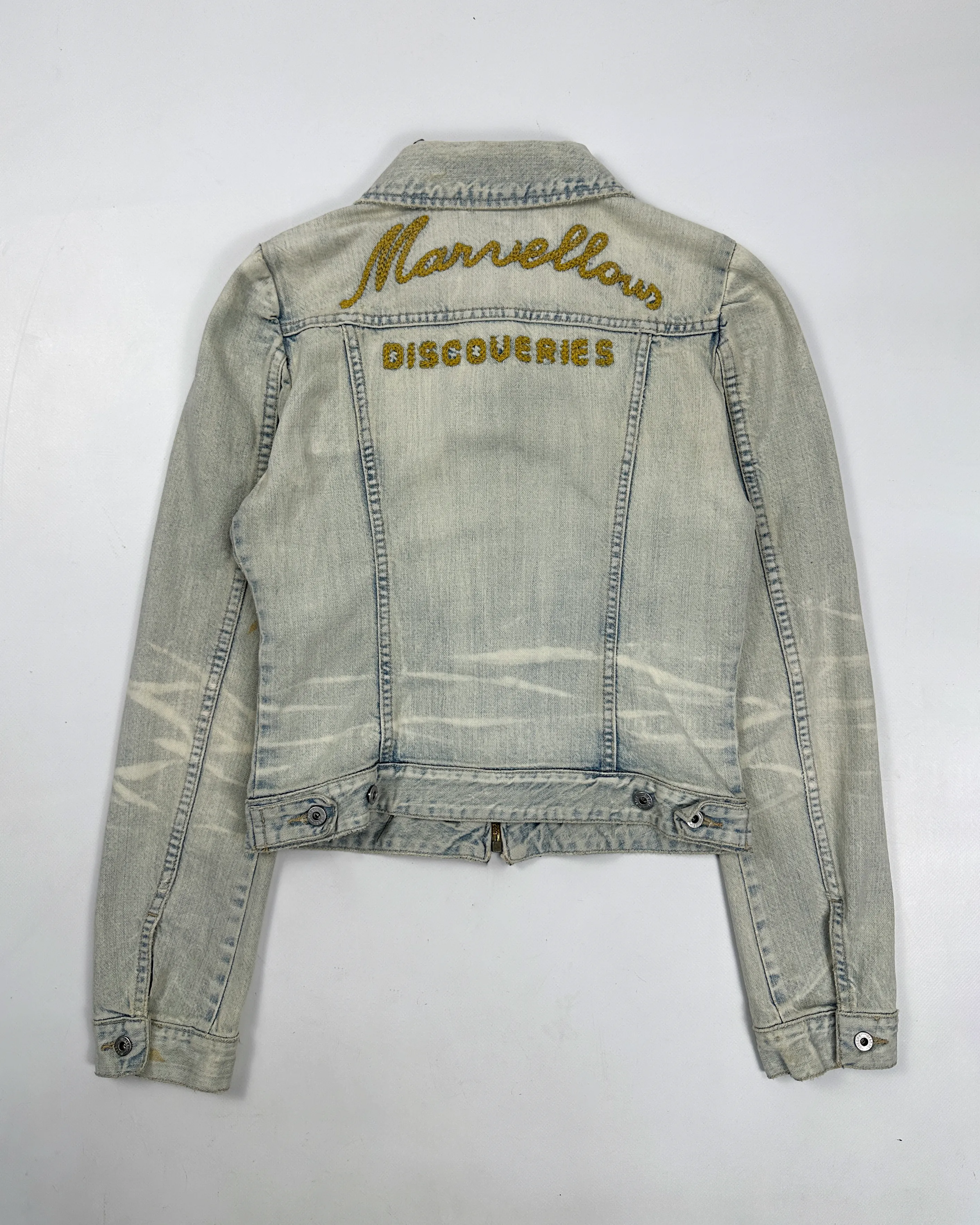 Diesel "Marvellous" Distressed Denim Trucker Jacket 2000's