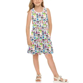 Disney 2024 Girls' Sleeveless Sundress