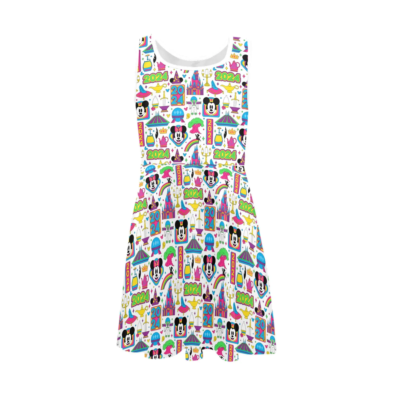 Disney 2024 Girls' Sleeveless Sundress