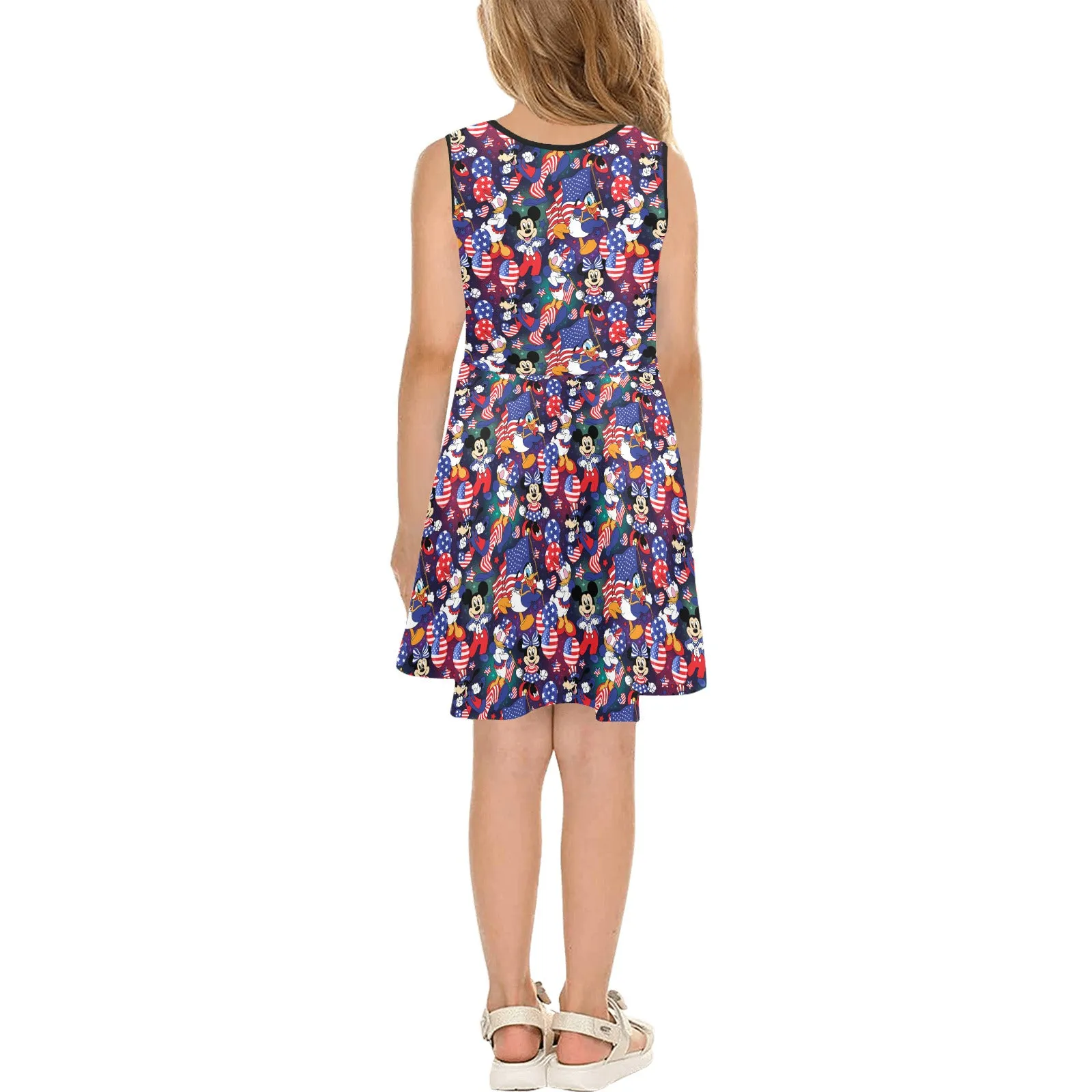 Disney America Girls' Sleeveless Sundress