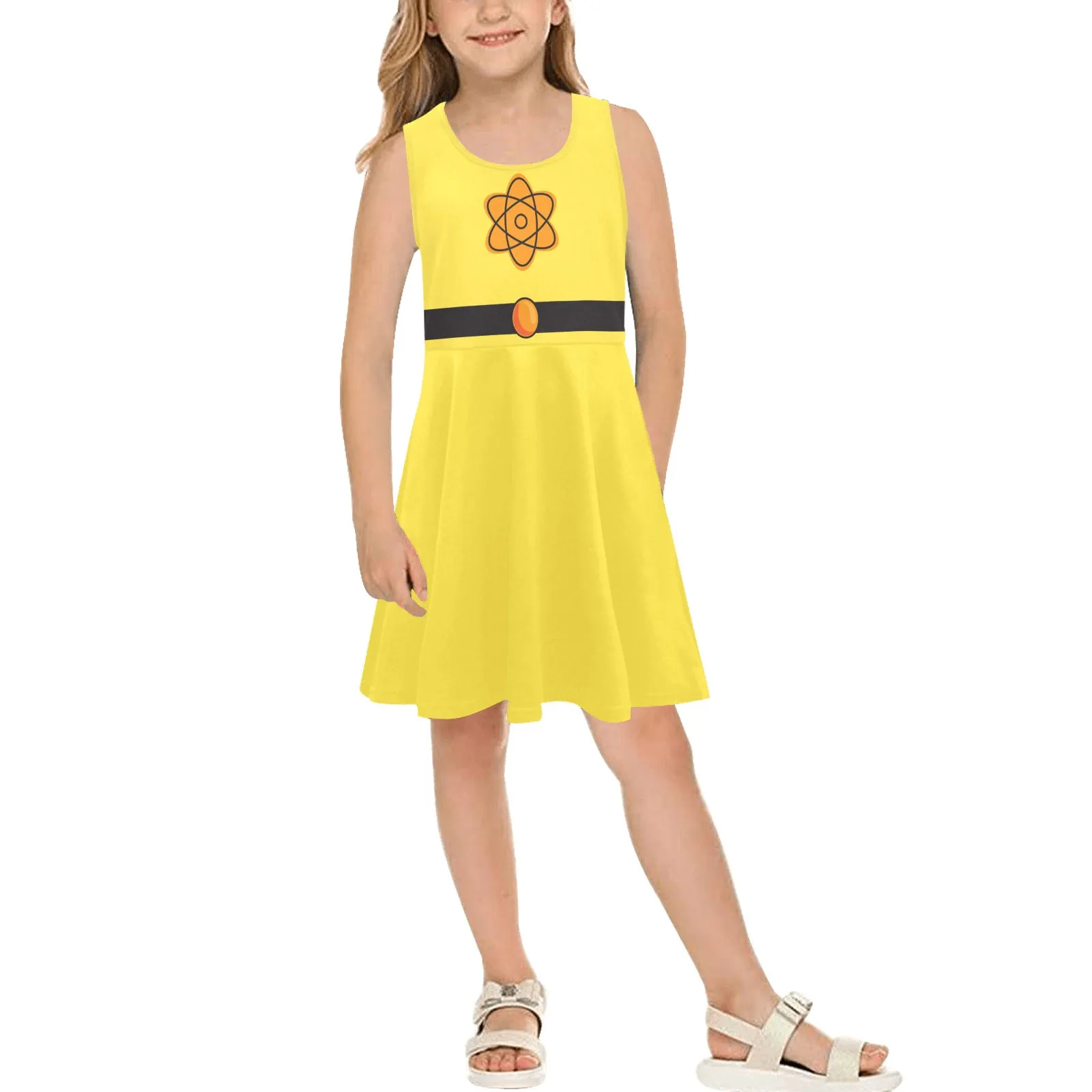 Disney Goofy Movie Powerline Girls' Sleeveless Character Sundress